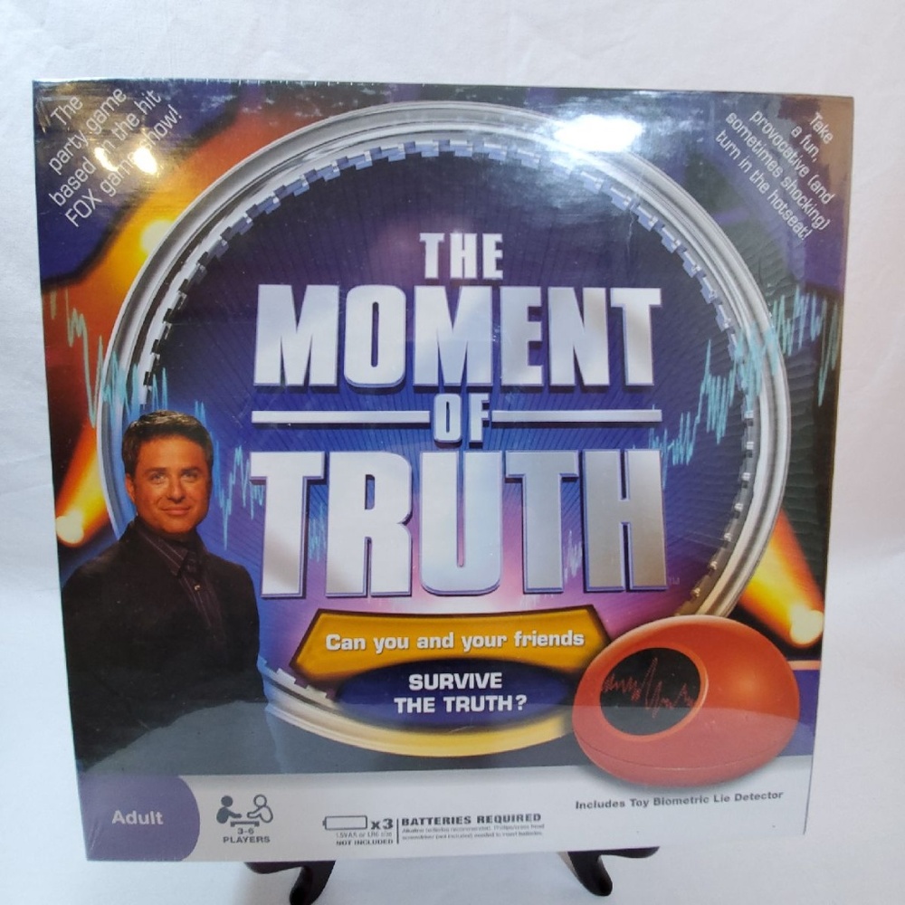 *NWOT* The Moment Of Truth Party Game